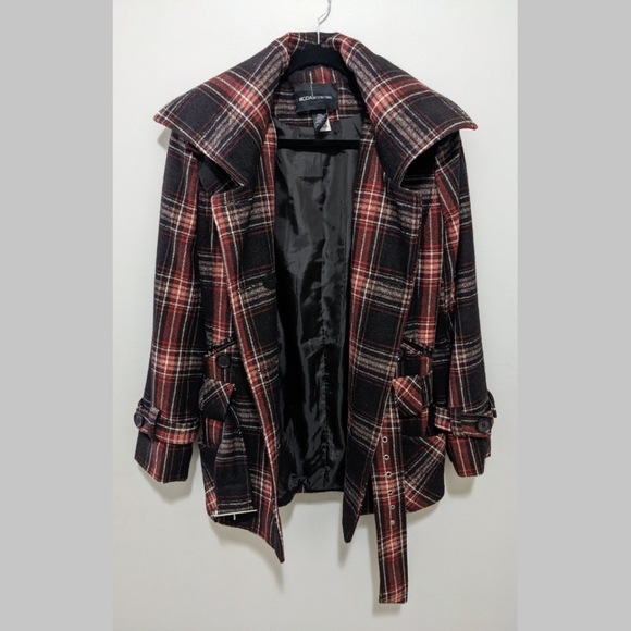 Wool Blend Pea Coat - Picture 4 of 8